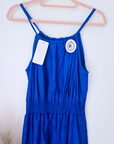 Robe portefeuille bleu roi