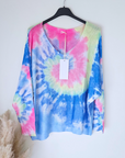 Pull double sens tie and dye