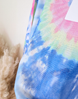 Pull double sens tie and dye