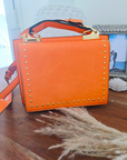 Sac bandoulière orange fluo