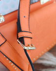 Sac bandoulière orange fluo