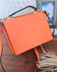 Sac bandoulière orange fluo