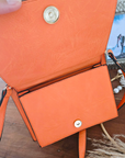 Sac bandoulière orange fluo
