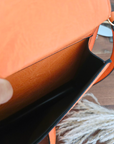 Sac bandoulière orange fluo