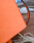 Sac bandoulière orange fluo