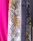 Robe fuchsia & son ruban