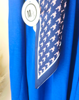 Robe bleu roi & son ruban