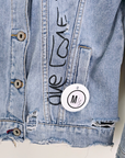 Veste tags en denim