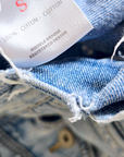Veste tags en denim