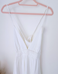 Robe White gaz de coton