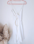 Robe White gaz de coton