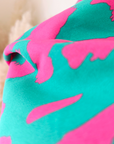 Jupe fendue léo fuchsia
