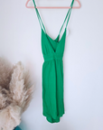 Robe green gaz de coton