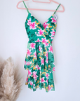 Robe courte flowers
