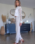 Chemise lin & coton