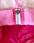 Short en denim rose