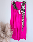 Ensemble 3 pièces fuchsia