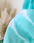 Robe tie bleu