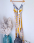 Robe tie jaune