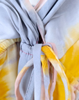 Robe tie jaune