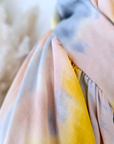 Robe tie jaune