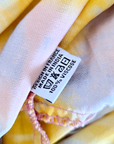 Robe tie jaune