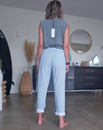 Pantalon rayé