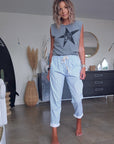 Pantalon rayé