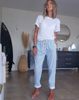 Pantalon rayé