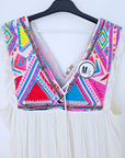 Robe boho écrue