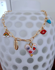 Double collier cœur