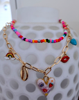 Double collier cœur