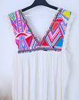 Robe boho écrue