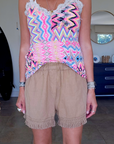 Short lin & coton
