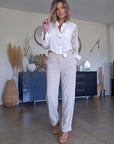 Pantalon fluide chic - 𝐌𝐚𝐫𝐢𝐧𝐚𝟒𝟒𝐟𝐚𝐦𝐢𝐥𝐲