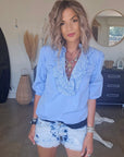 Chemise bleue originale