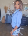 Chemise bleue originale