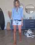 Chemise bleue originale
