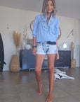 Chemise bleue originale
