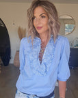 Chemise bleue originale