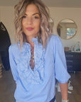 Chemise bleue originale