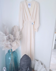 Robe irisée écrue