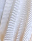 Robe irisée écrue