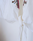 T-shirt hippie à perles