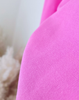 Pull rose casual-chic