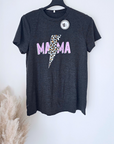 T-shirt gris anthracite éclair - 𝐌𝐚𝐫𝐢𝐧𝐚𝟒𝟒𝐟𝐚𝐦𝐢𝐥𝐲