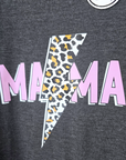 T-shirt gris anthracite éclair - 𝐌𝐚𝐫𝐢𝐧𝐚𝟒𝟒𝐟𝐚𝐦𝐢𝐥𝐲
