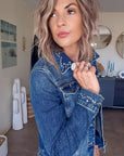 Veste en jean twin