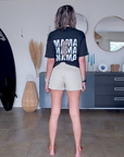 T-shirt noir Mama grr