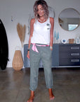 Pantalon kaki & ceinture